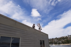 Commodore on roof.